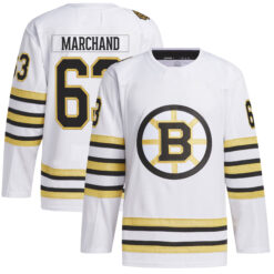 Brad Marchand BOS White Alternate Primegreen Stitched Jersey