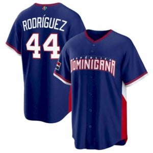 Julio Rodríguez Dominican Republic World Baseball Classic Jersey - Royal Blue - Fully Stitched