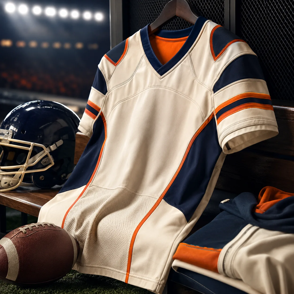 Football-inspired custom fully stitched jersey collection